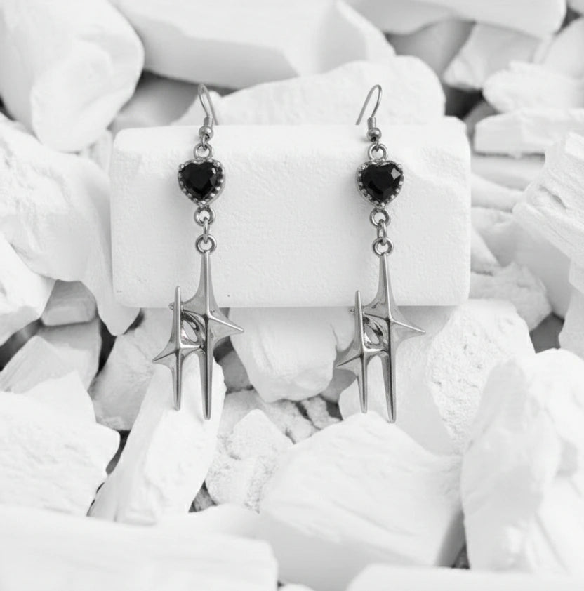 İkiz Yıldız Küpe